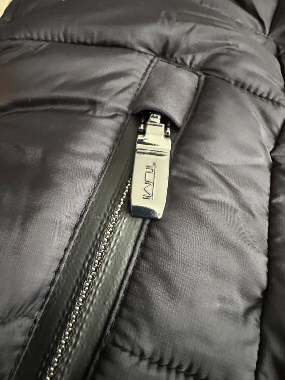 TUMI Women’s Quilted Midweight Puffer Coat Black Size XL - NWT